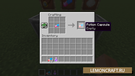 Мод на зелья в капсулах Potion Capsule [1.14.4]